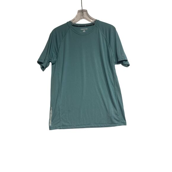Kenneth Cole Active T-Shirt Teal Short Sleeve Men’s 4-Way Strecth Size Large - Picture 1 of 6